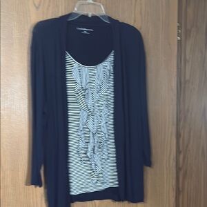 Croft & Barrow Navy Top